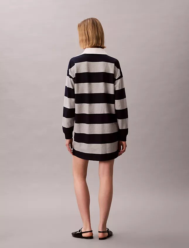 Varsity Stripe Mini Polo Dress Varsity Stripe Mini Polo Dress