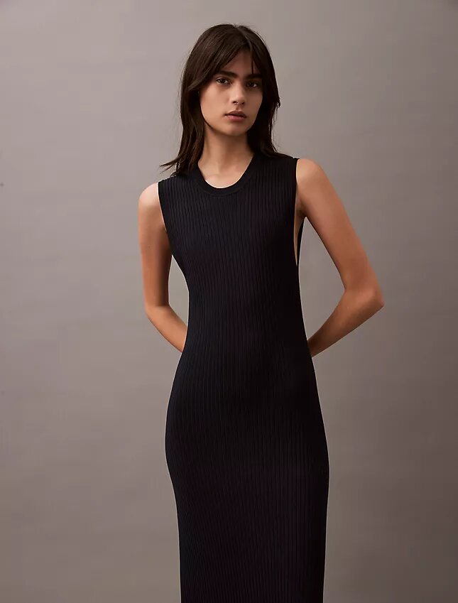 Viscose Rib Maxi Dress Viscose Rib Maxi Dress