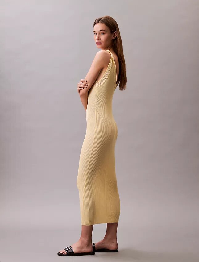 Viscose Rib Midi Dress Viscose Rib Midi Dress