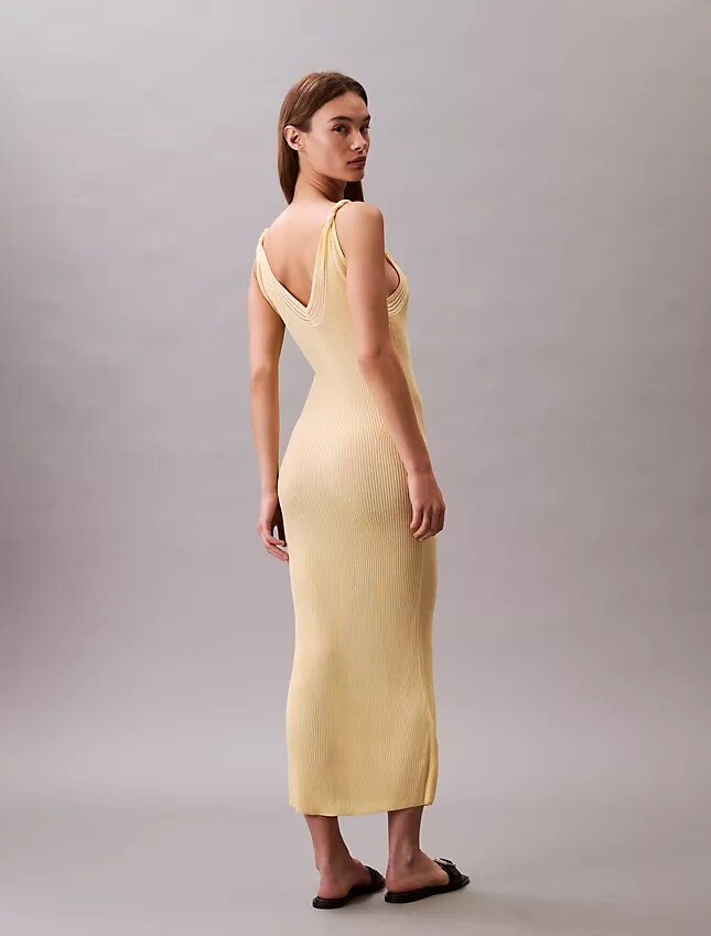 Viscose Rib Midi Dress Viscose Rib Midi Dress