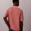 Waffle Cotton Polo Sweater