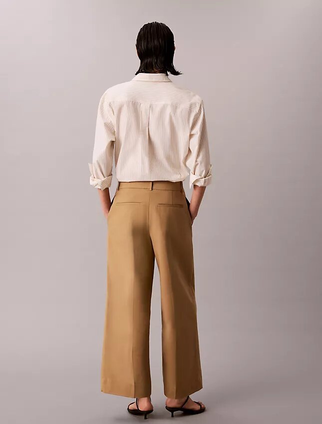 Wide Leg Cropped Chino Pant Wide Leg Cropped Chino Pant