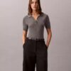 Wide Leg Cropped Chino Pant