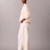Wool Blend Boucle V-Neck Sweater