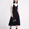 Wool Blend Tailored Dress