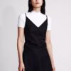 Wool Blend Tailored Dress