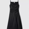 Wool Blend Tailored Dress