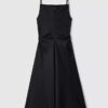 Wool Blend Tailored Dress