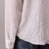 Yarn-Dyed Stripe Crinkle Relaxed Button-Down Shirt
